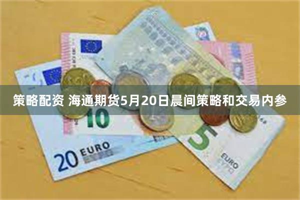 策略配资 海通期货5月20日晨间策略和交易内参