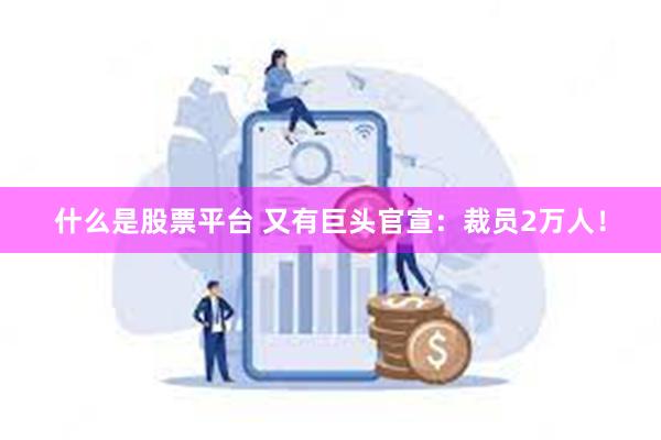 什么是股票平台 又有巨头官宣：裁员2万人！