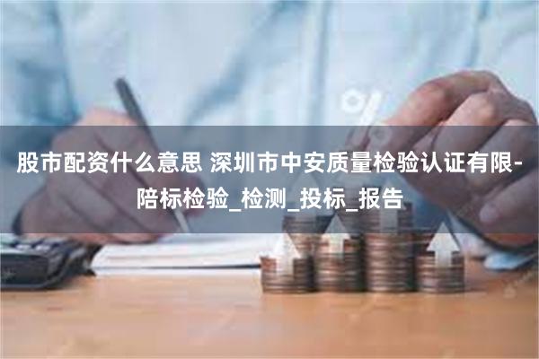股市配资什么意思 深圳市中安质量检验认证有限-陪标检验_检测_投标_报告