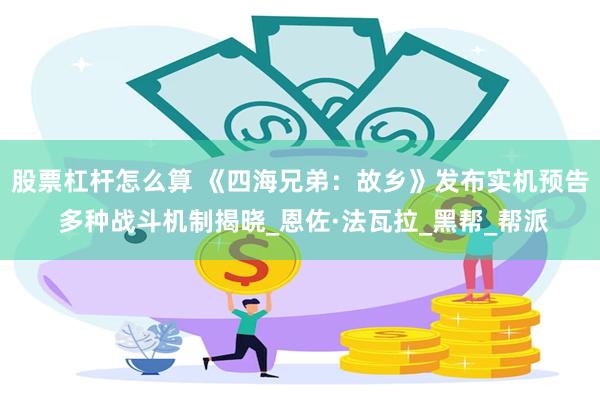 股票杠杆怎么算 《四海兄弟：故乡》发布实机预告 多种战斗机制揭晓_恩佐·法瓦拉_黑帮_帮派