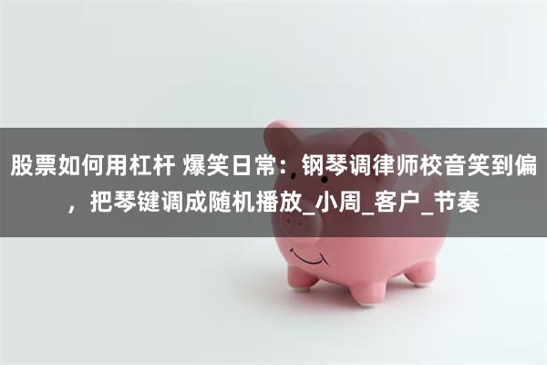 股票如何用杠杆 爆笑日常：钢琴调律师校音笑到偏，把琴键调成随机播放_小周_客户_节奏